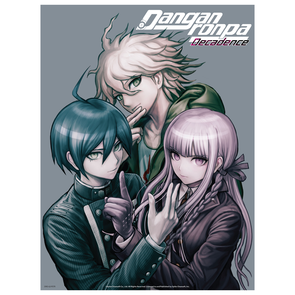 Cloth Poster image with Shuichi, Nagito and Kyoko