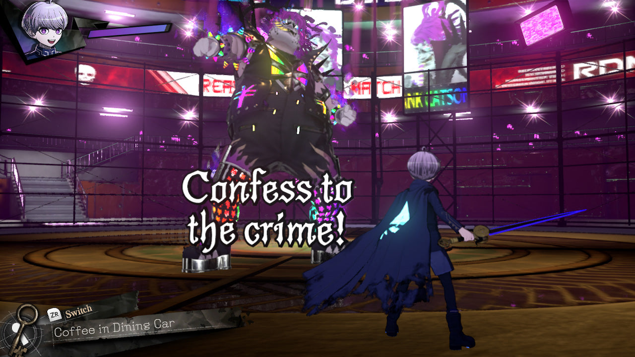 In-game screenshot of Yuma in a Mystery Labyrinth boss battle