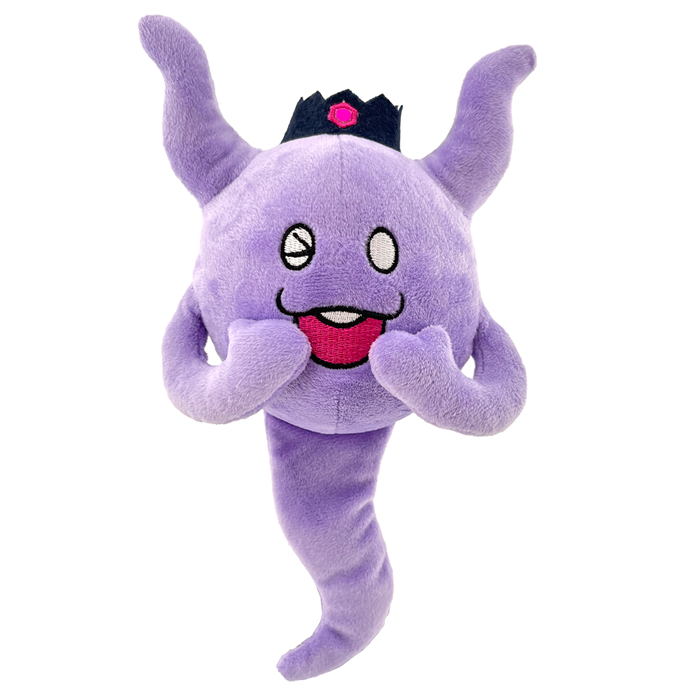Light purple limited edition ghost plush of Rain Code character Shinigami