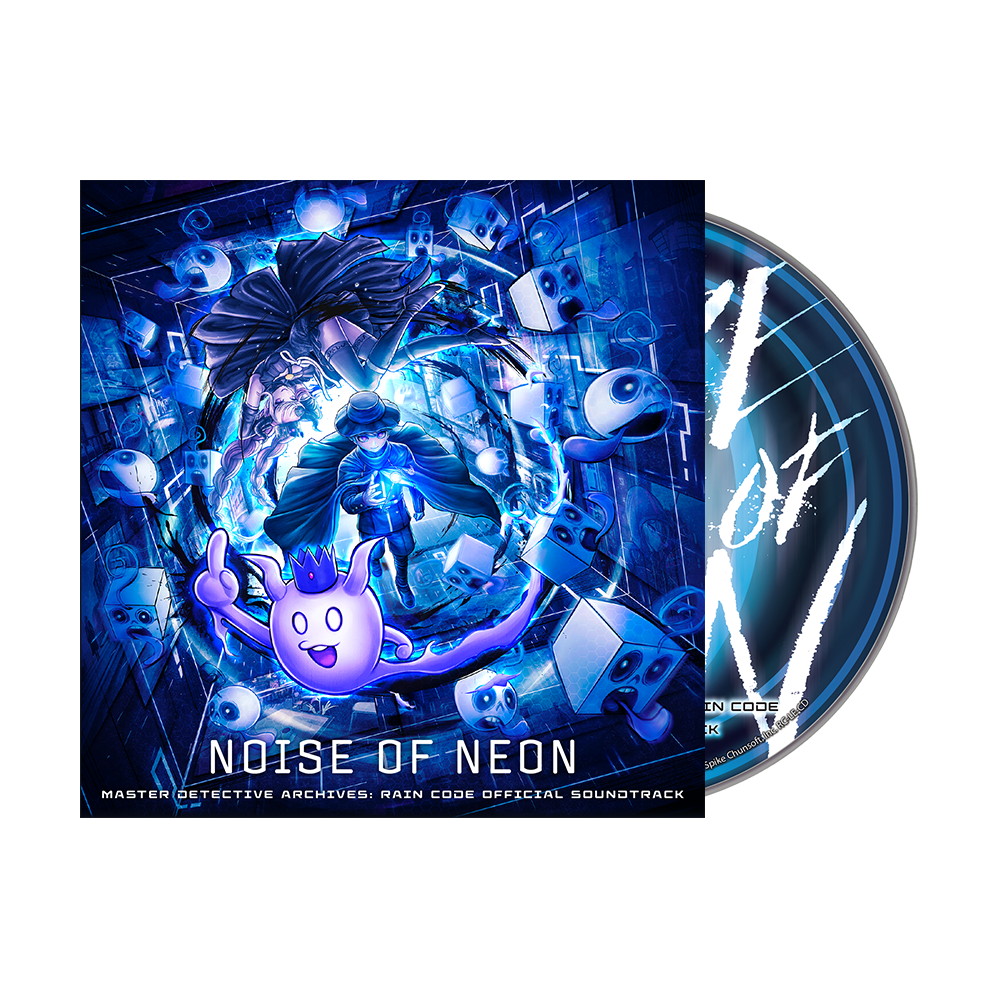 Rain Code Plus Limited Edition Noise of Neon Soundtrack showing cover art and part of CD disc