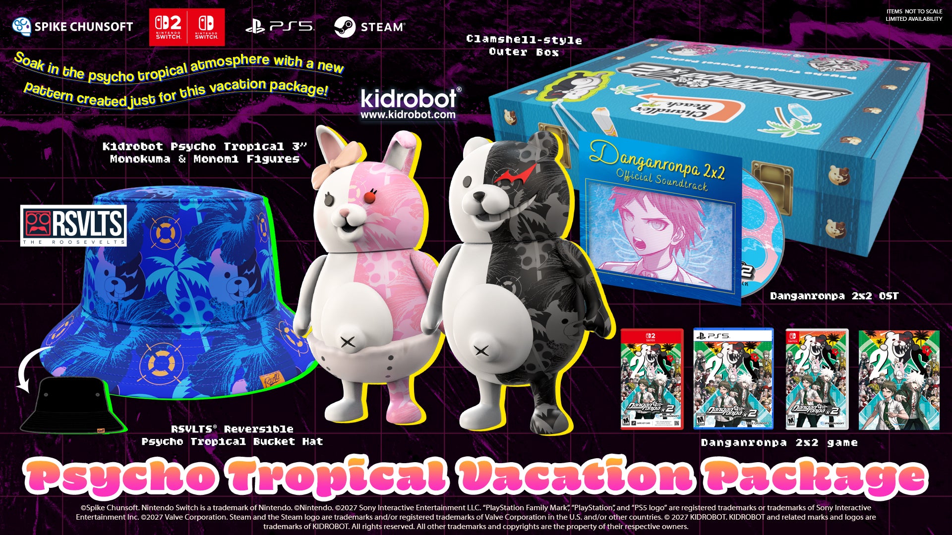 Danganronpa 2x2 Psycho Tropical Vacation Package – Spike Chunsoft