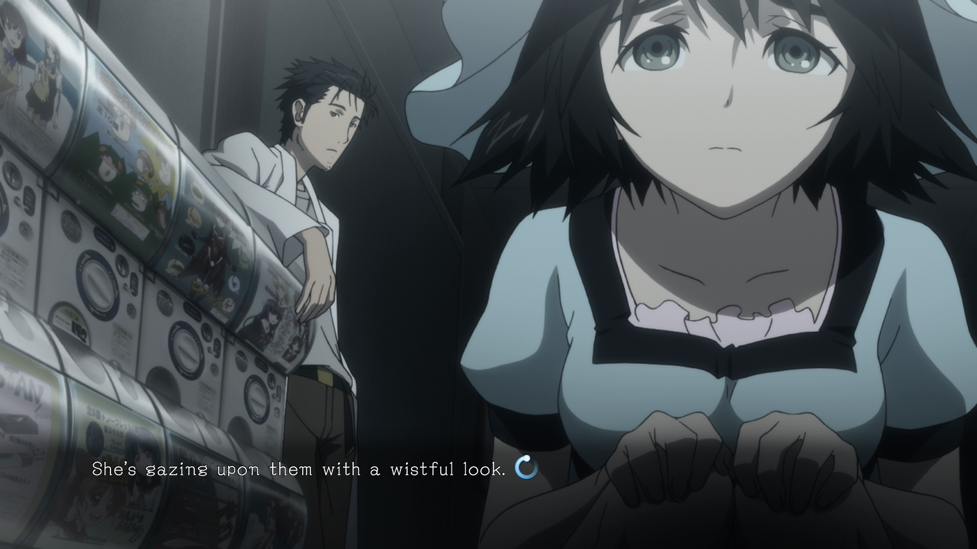 Mayuri wistfully looking at something.